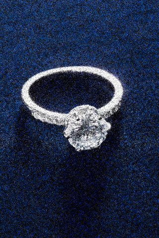 Noisy low-res ring restoration before Poliro