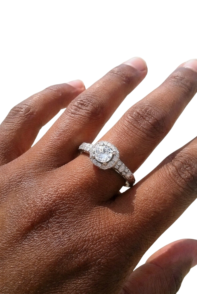Ring-on-model background removal after Poliro