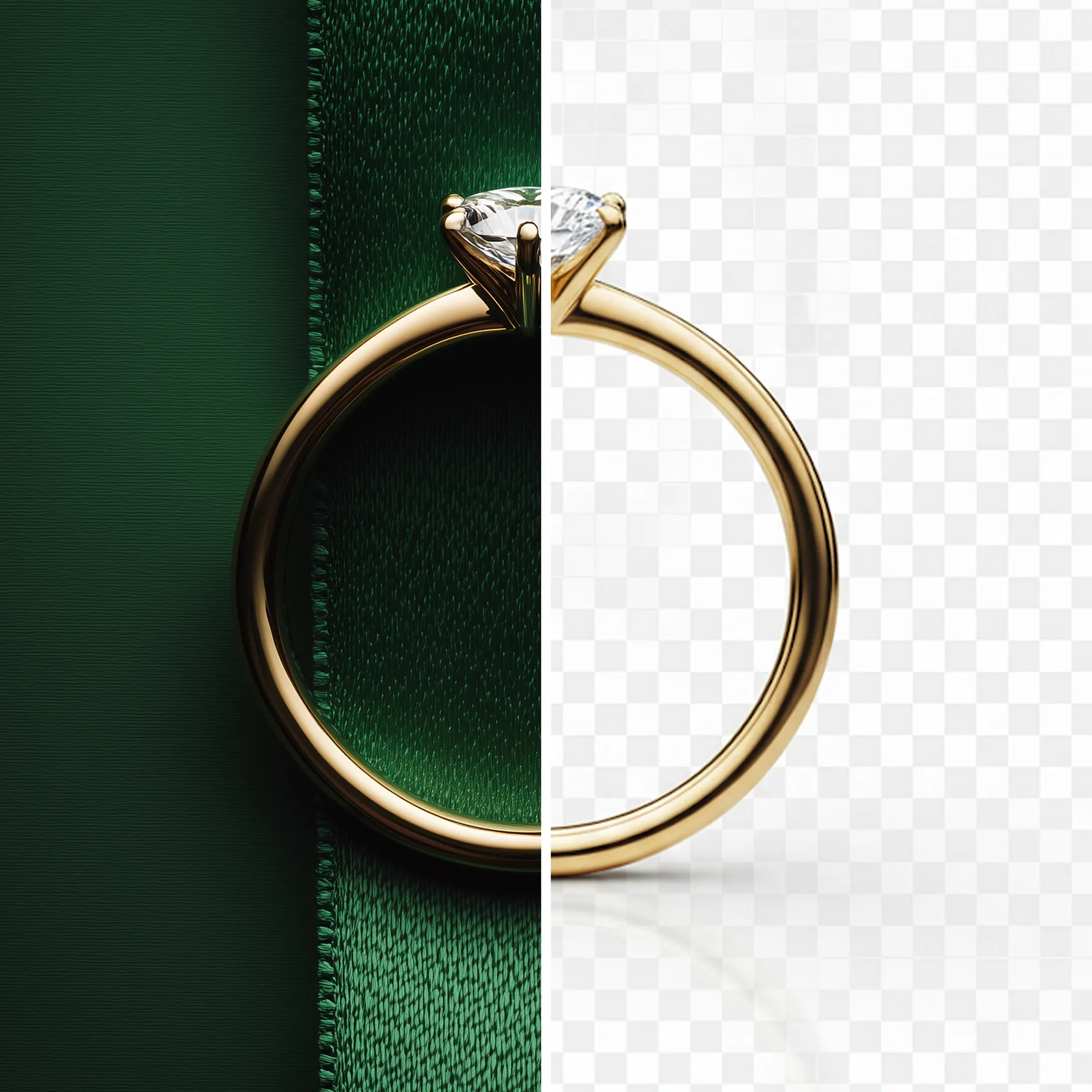 Enhanced image with background removal example